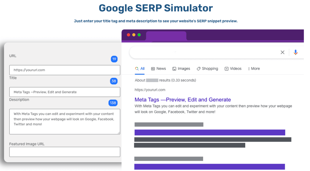 Meta Tags Generator